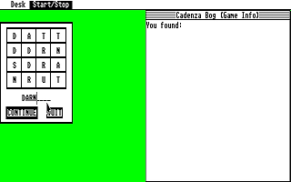 Cadenza Bog atari screenshot